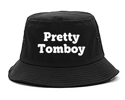 Pretty Tomboy Bucket Hat Black
