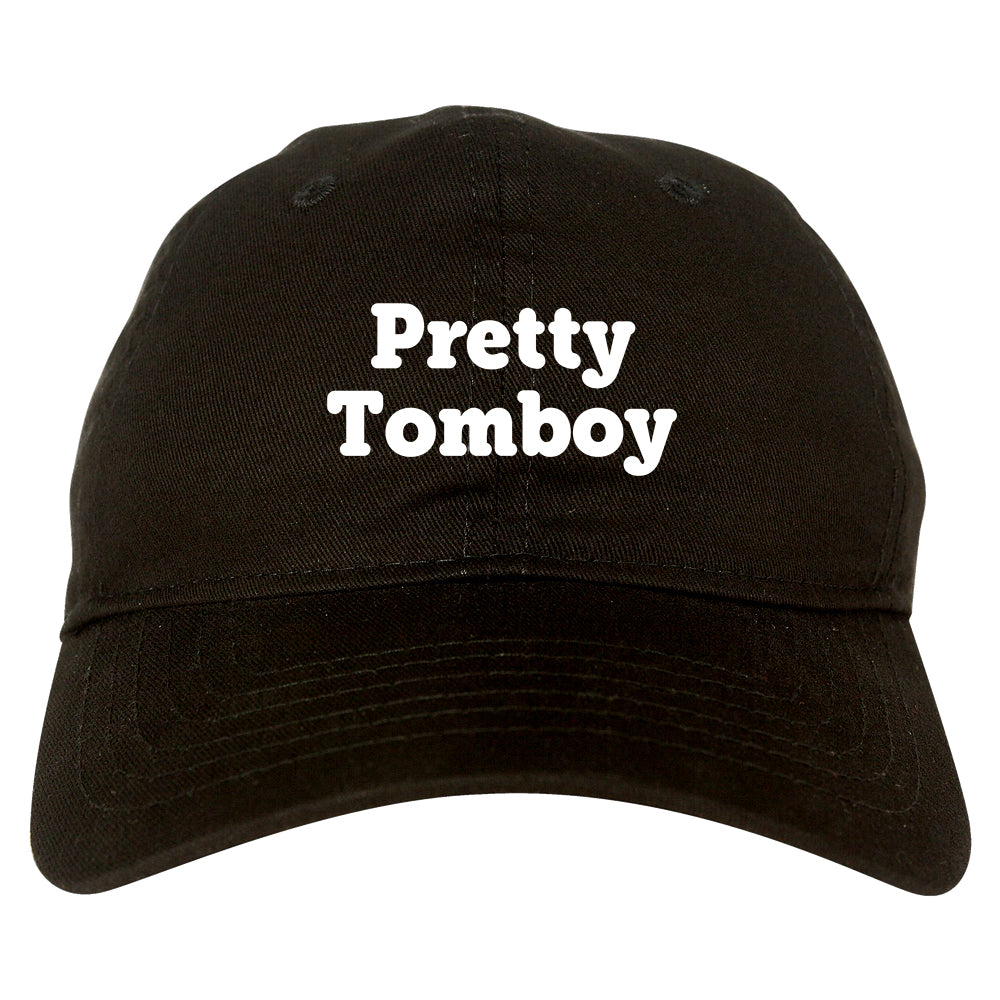 Pretty Tomboy Dad Hat Black