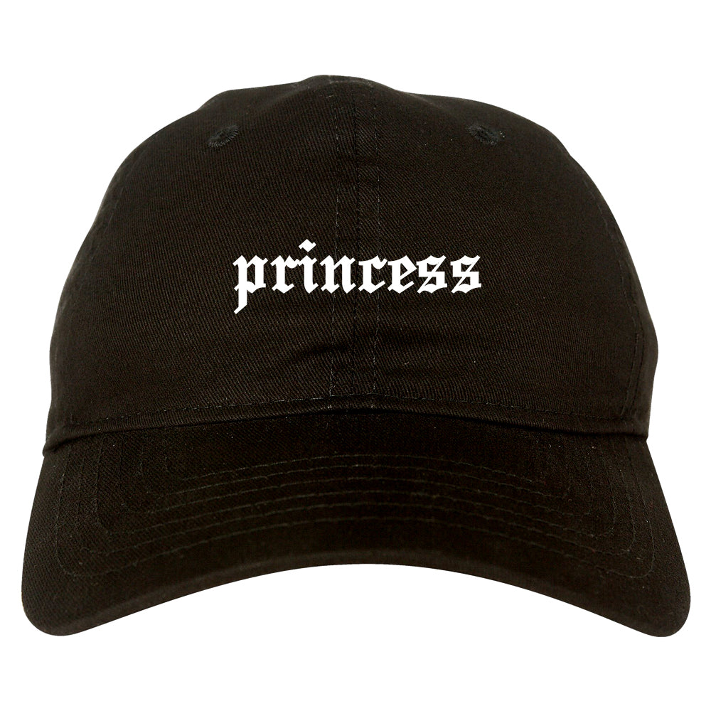 Princess Kawaii Olde English Chest black dad hat