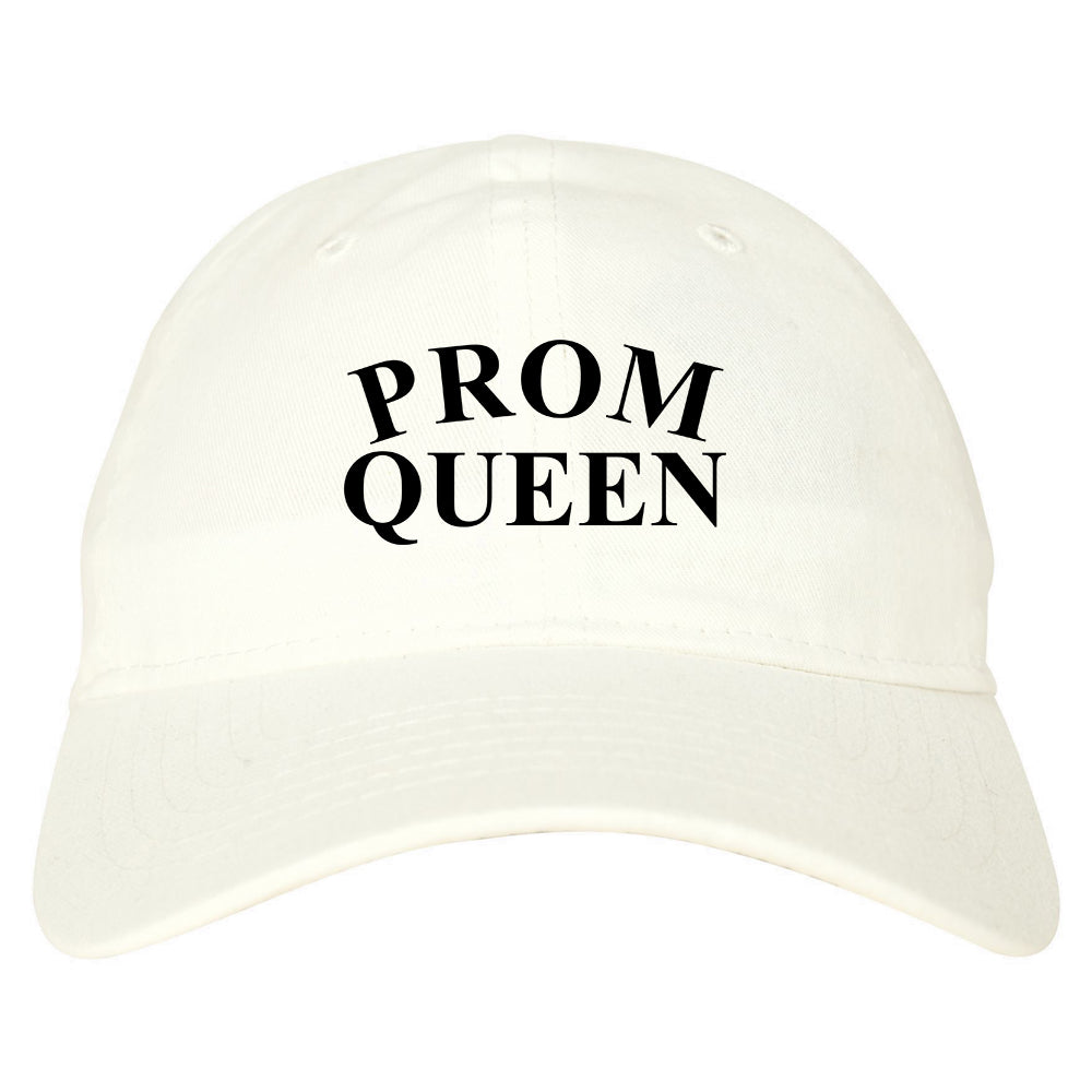 Prom Queen Dad Hat White