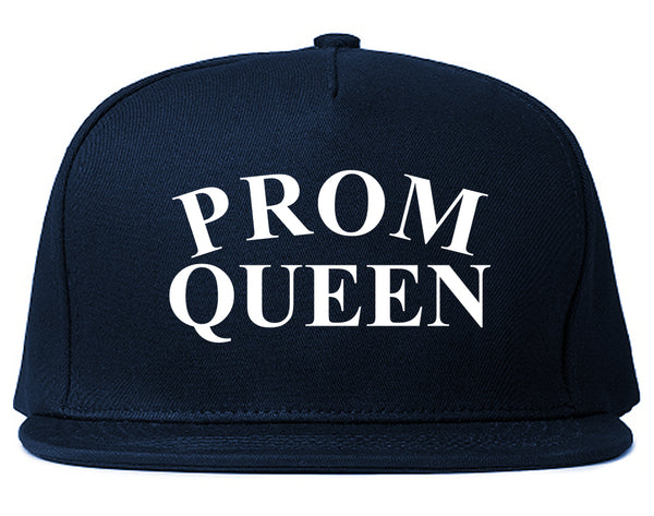 Prom Queen Snapback Hat Blue