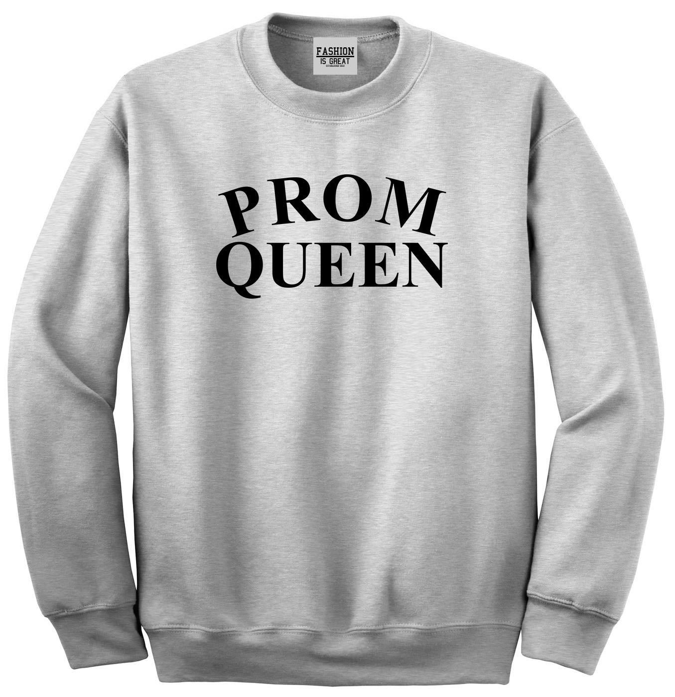 Prom Queen Unisex Crewneck Sweatshirt Grey