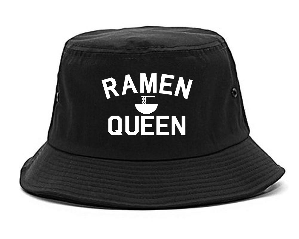 Ramen Queen Food black Bucket Hat