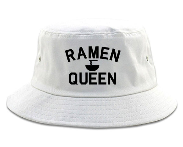 Ramen Queen Food white Bucket Hat