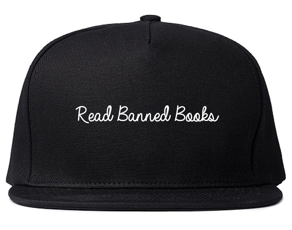 Read Banned Books Black Snapback Hat