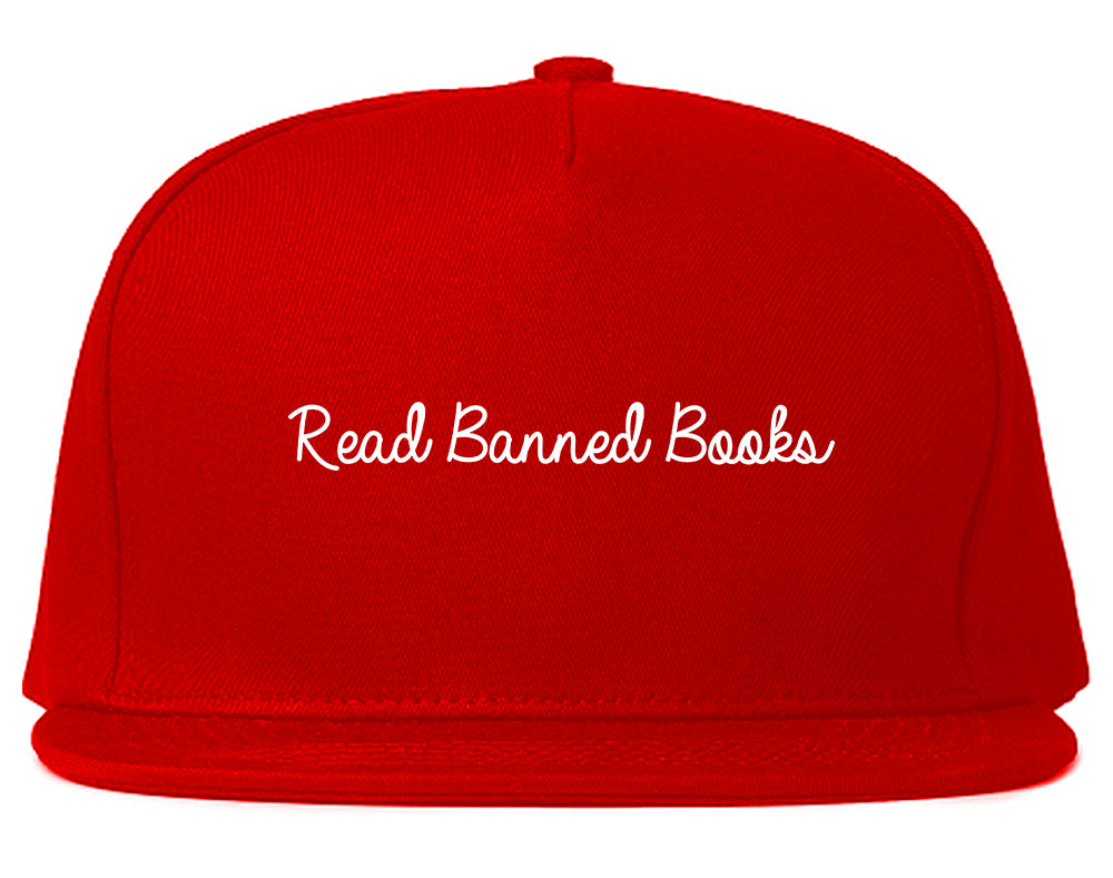 Read Banned Books Red Snapback Hat