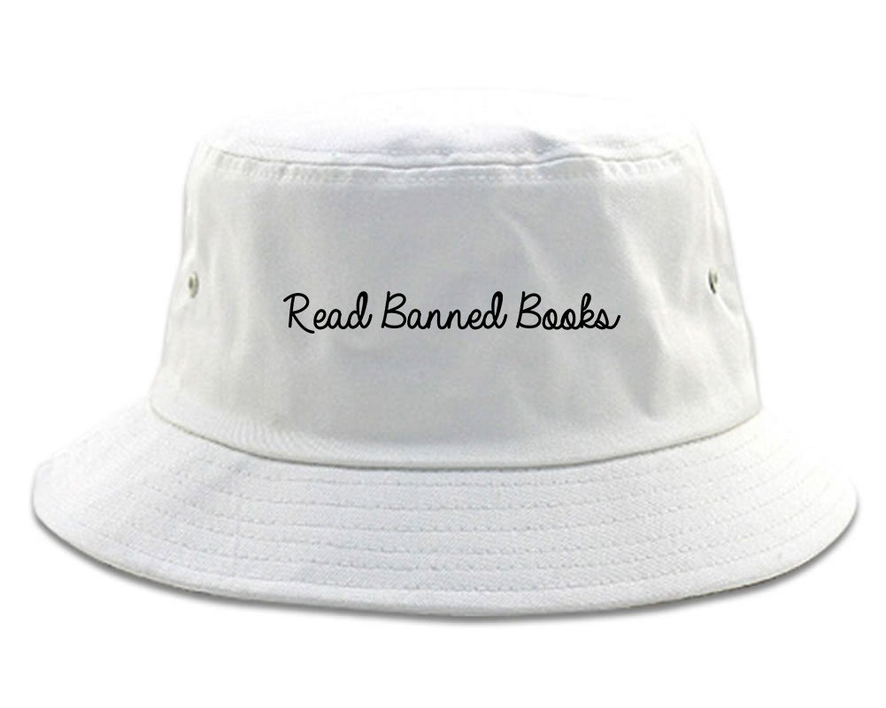 Read Banned Books White Bucket Hat