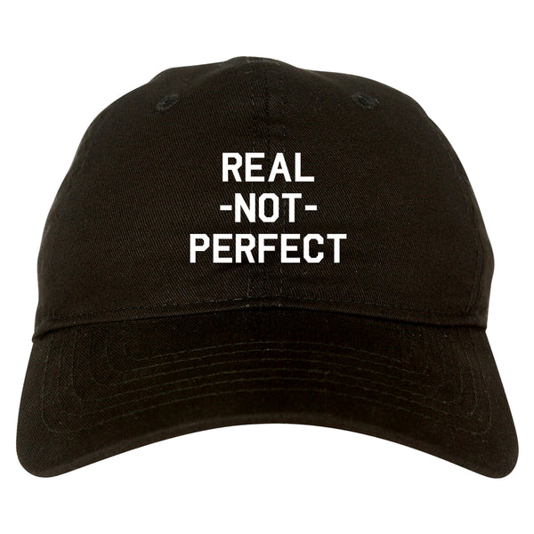 Real Not Perfect Dad Hat Black