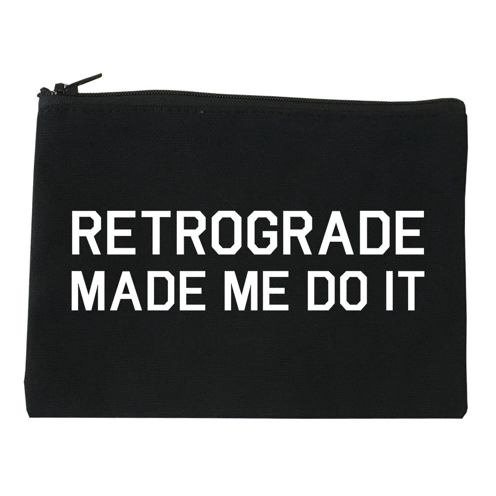 Retrograde Made Me Do It black Makeup Bag