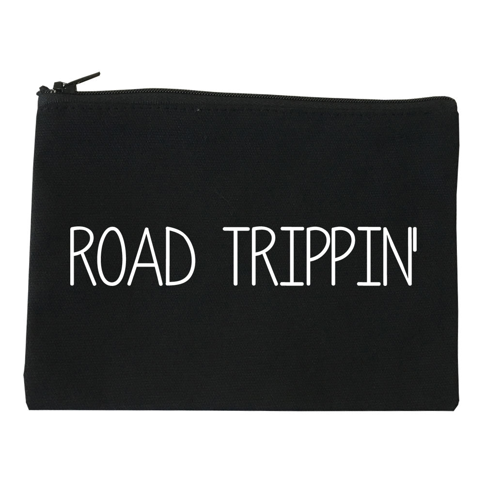 Road Tripping Black Makeup Bag