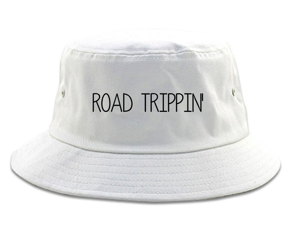 Road Tripping White Bucket Hat