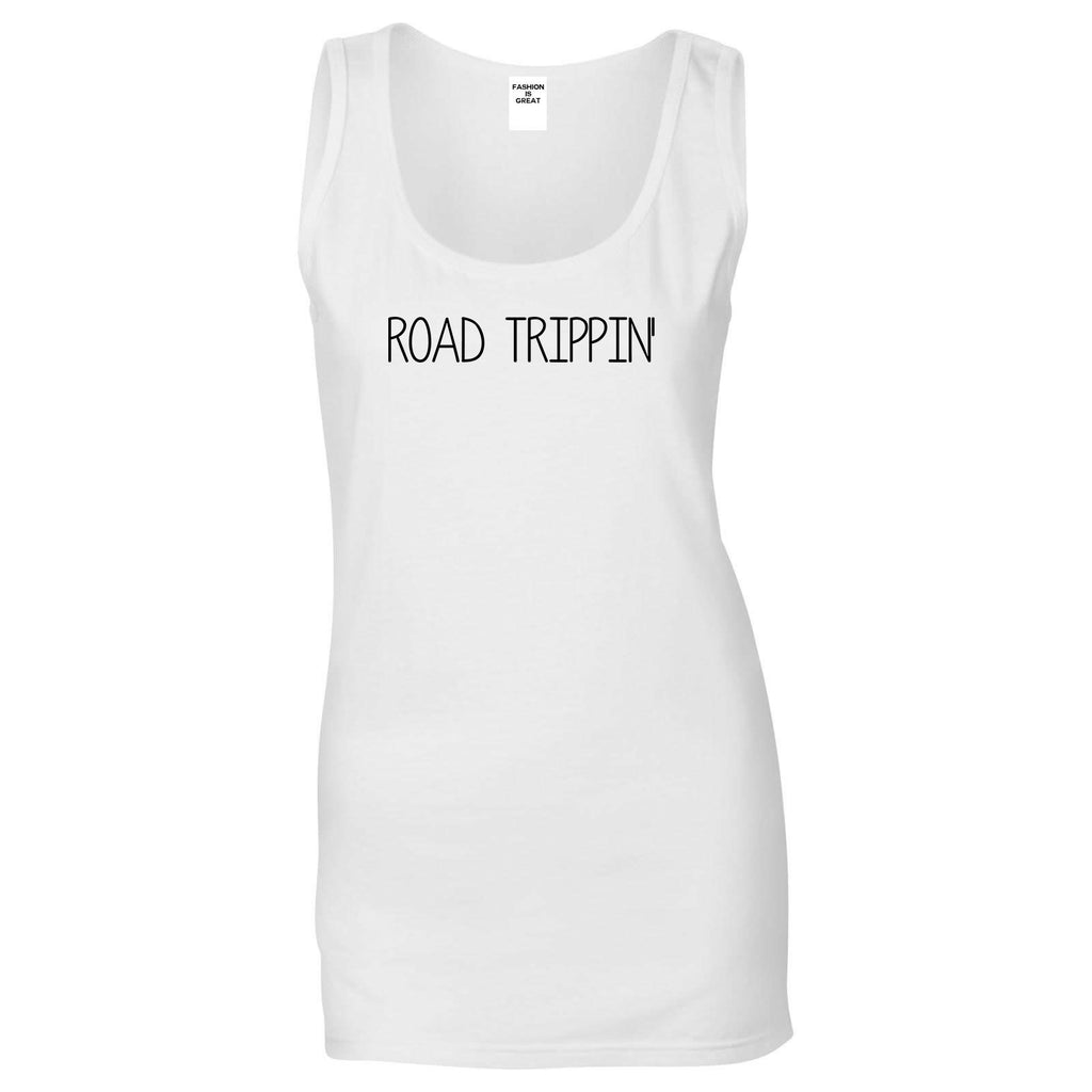 Road Tripping White Tank Top