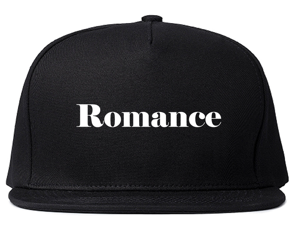 Romance Red Shadow Black Snapback Hat