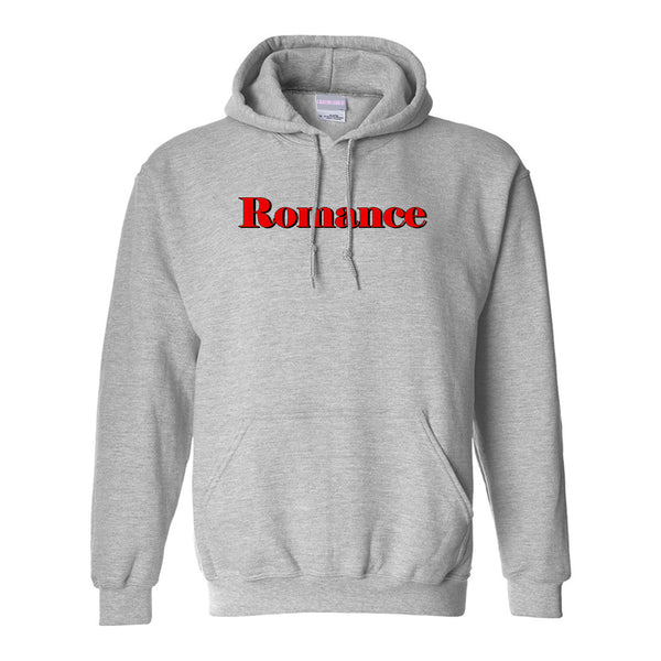 Romance Red Shadow Grey Womens Pullover Hoodie