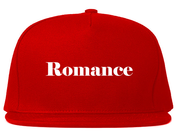 Romance Red Shadow Red Snapback Hat
