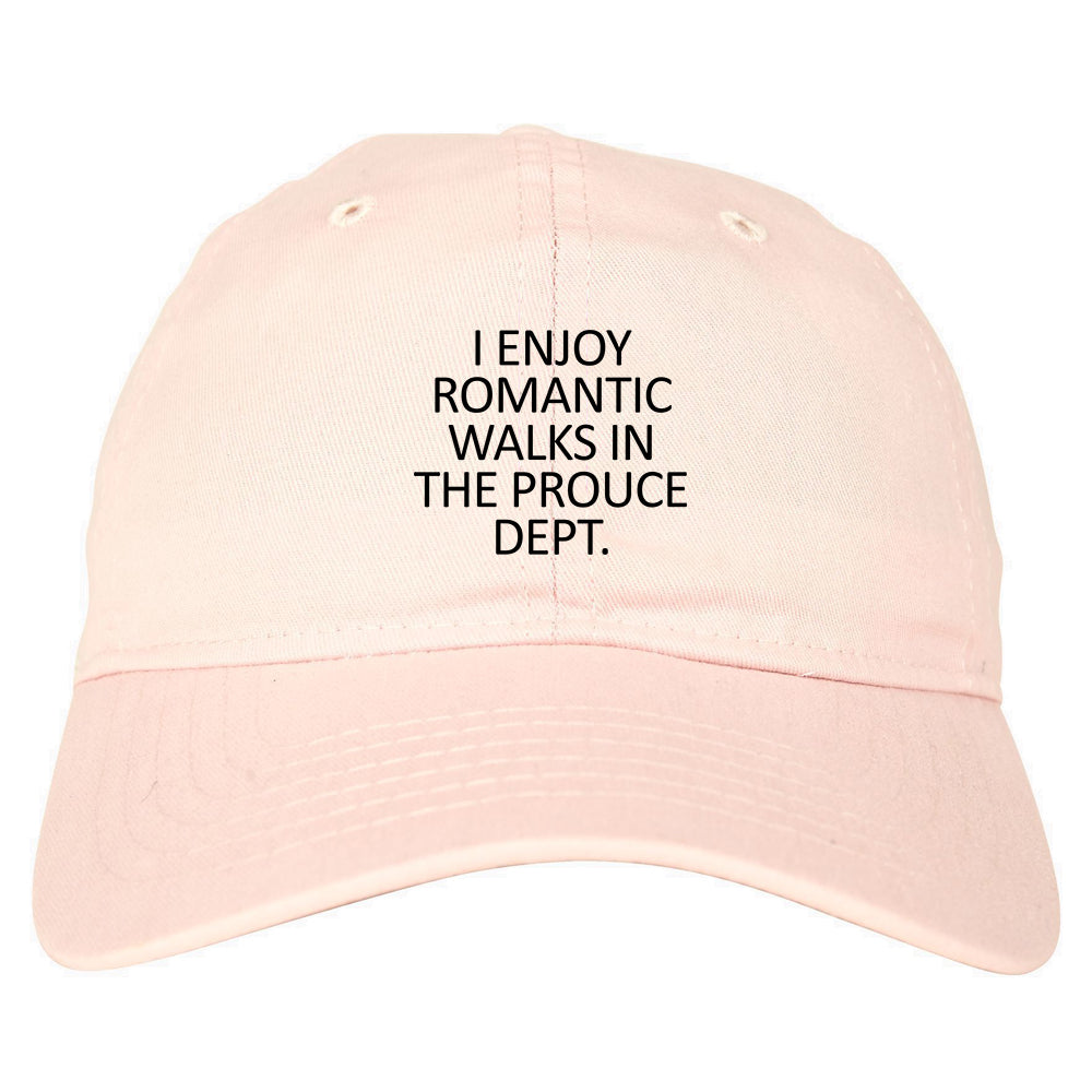 Romantic Produce Dept Food pink dad hat