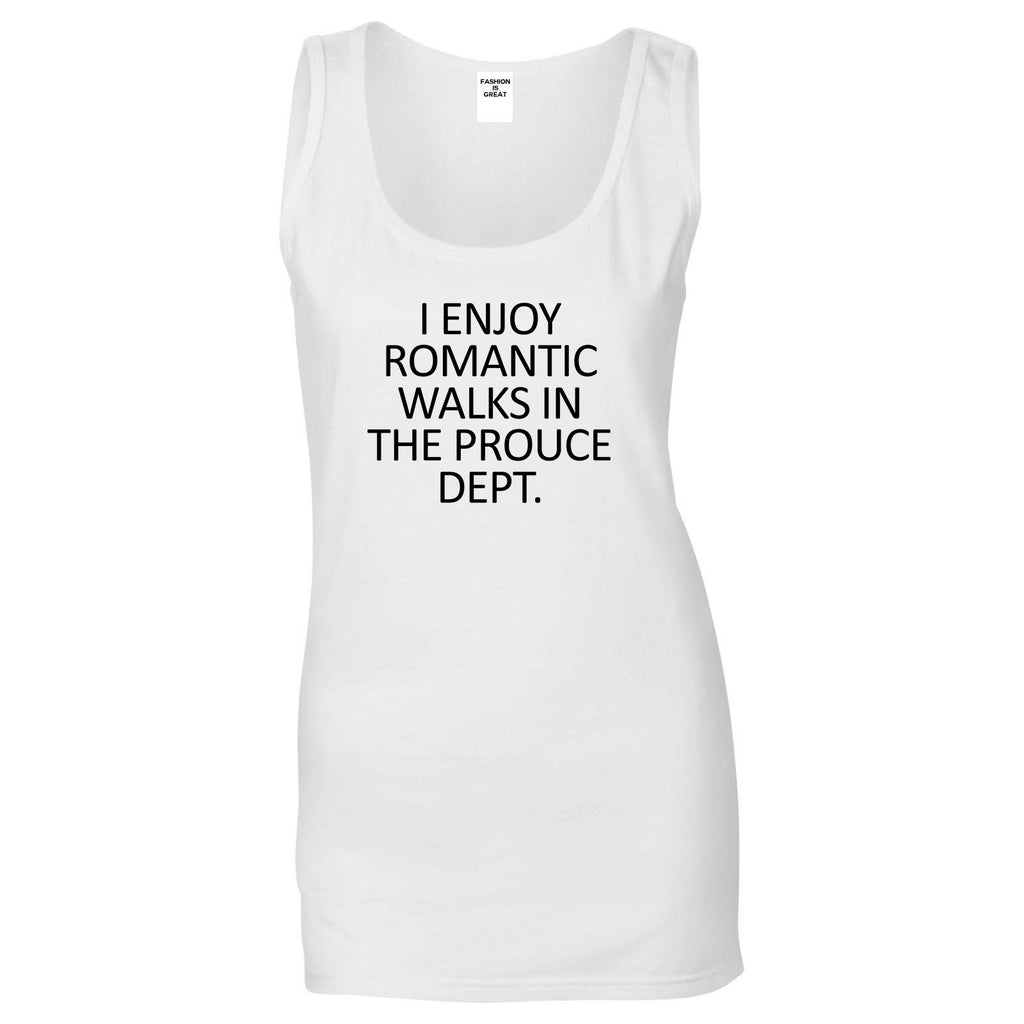 Romantic Produce Dept Food White Womens Tank Top
