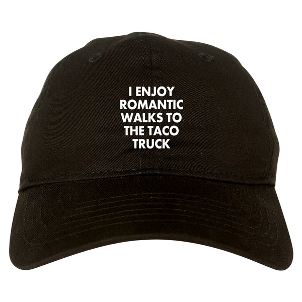 Romantic Taco Truck Food black dad hat