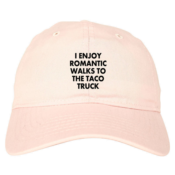 Romantic Taco Truck Food pink dad hat