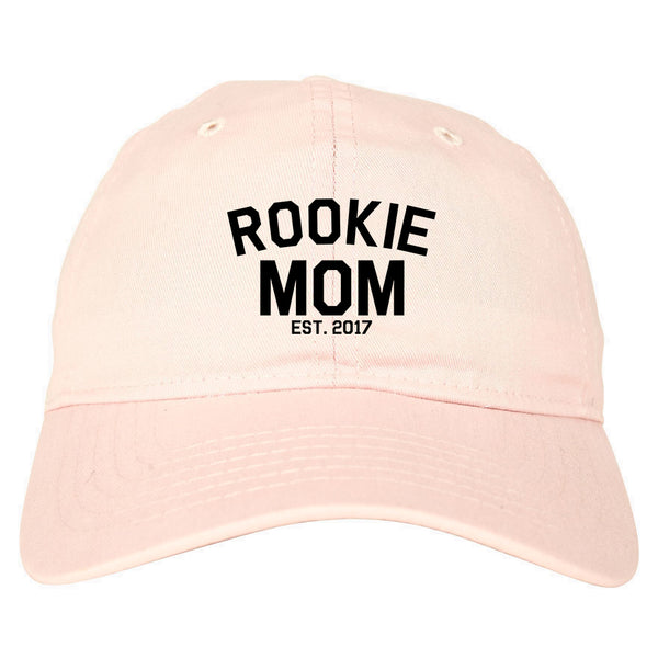 Rookie Mom Est 2017 Gift pink dad hat