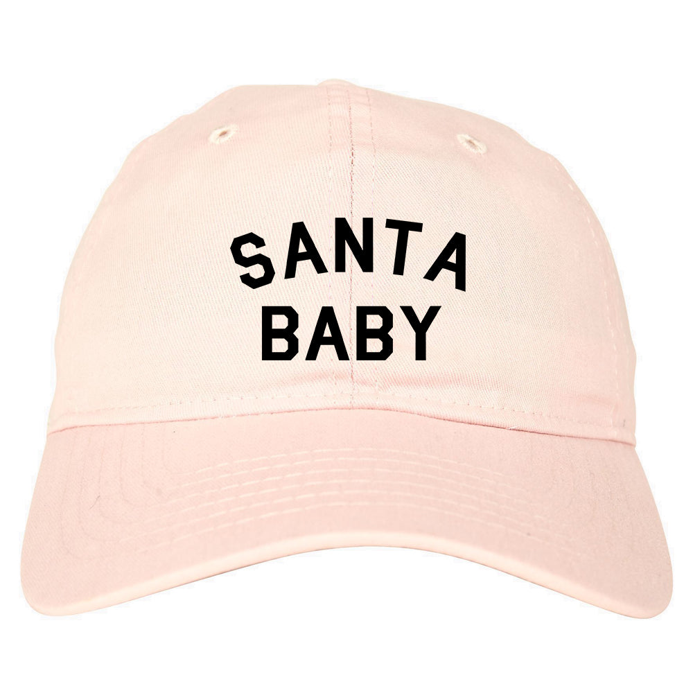Santa Baby Christmas Pink Dad Hat