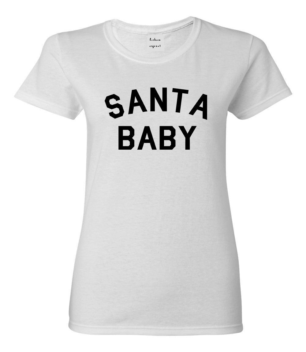 Santa Baby Christmas White T-Shirt