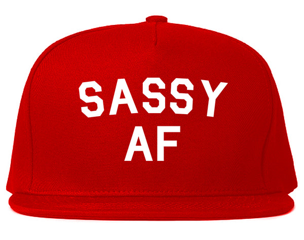 Sassy AF Red Snapback Hat