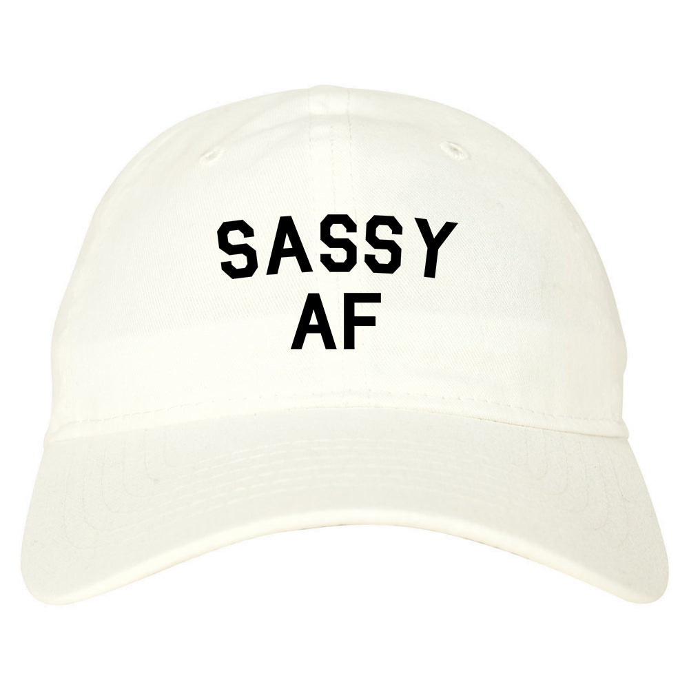 Sassy AF White Dad Hat