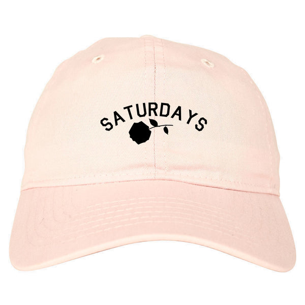 Saturdays Rose Dad Hat Pink