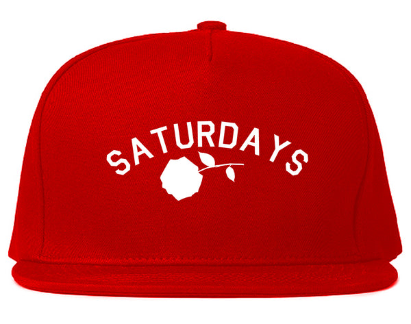 Saturdays Rose Snapback Hat Red