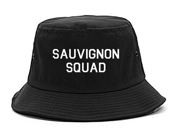 Sauvignon Squad Bachelorette Party Black Bucket Hat