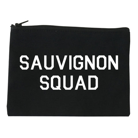 Sauvignon Squad Bachelorette Party Black Makeup Bag
