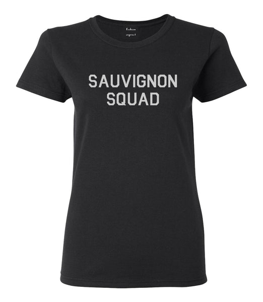 Sauvignon Squad Bachelorette Party Black T-Shirt