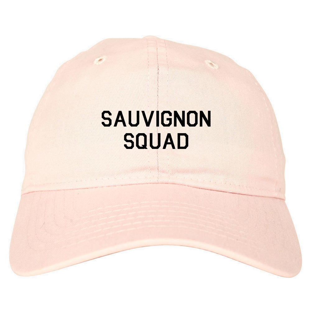 Sauvignon Squad Bachelorette Party Pink Dad Hat