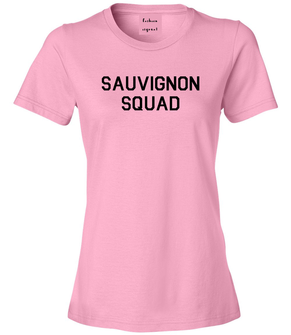 Sauvignon Squad Bachelorette Party Pink T-Shirt