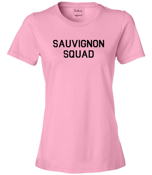 Sauvignon Squad Bachelorette Party Pink T-Shirt