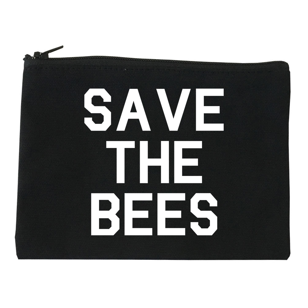 Save The Bees Nature Black Makeup Bag