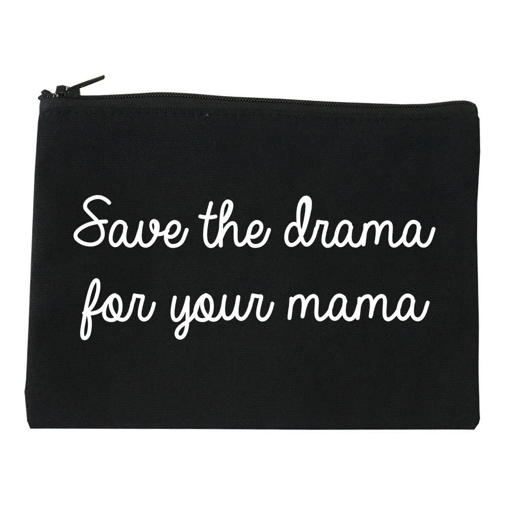 Save The Drama Black Makeup Bag