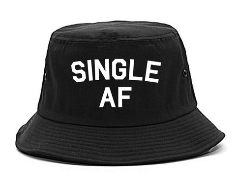 Single AF Girls Night Bucket Hat Black
