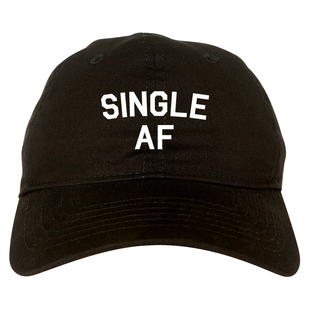 Single AF Girls Night Dad Hat Black