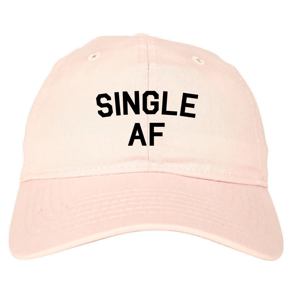 Single AF Girls Night Dad Hat Pink
