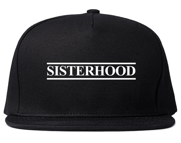 Sisterhood Black Snapback Hat