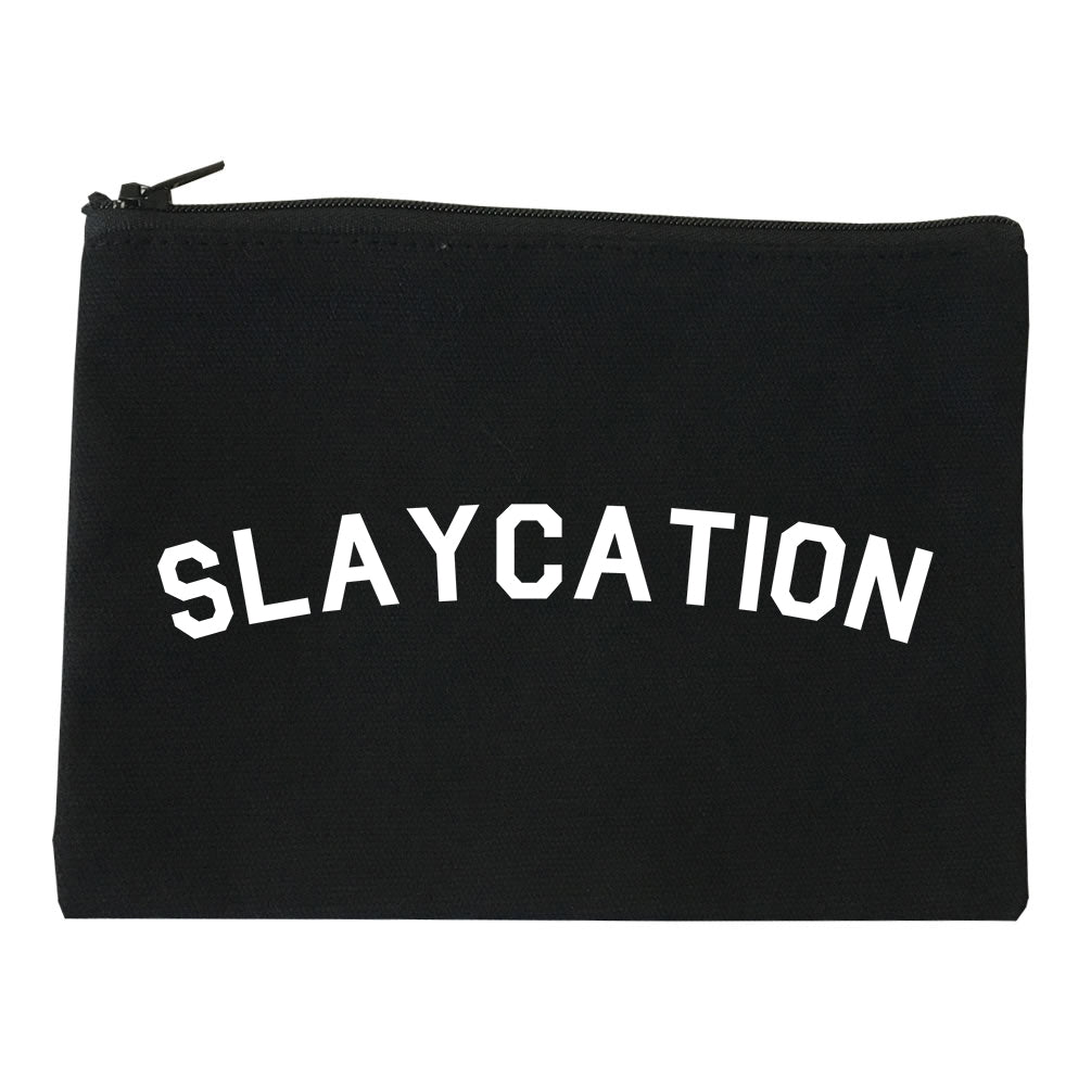 Slaycation Slay Vacation Black Makeup Bag