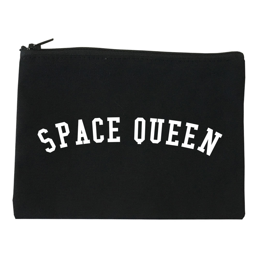 Space Queen Weed Leaf 420 Makeup Bag Red