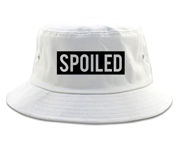 Spoiled Box Bucket Hat White