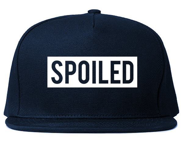 Spoiled Box Snapback Hat Blue