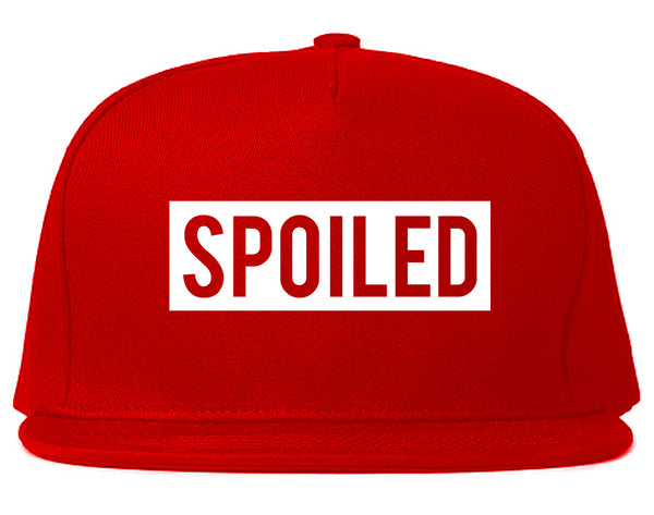 Spoiled Box Snapback Hat Red
