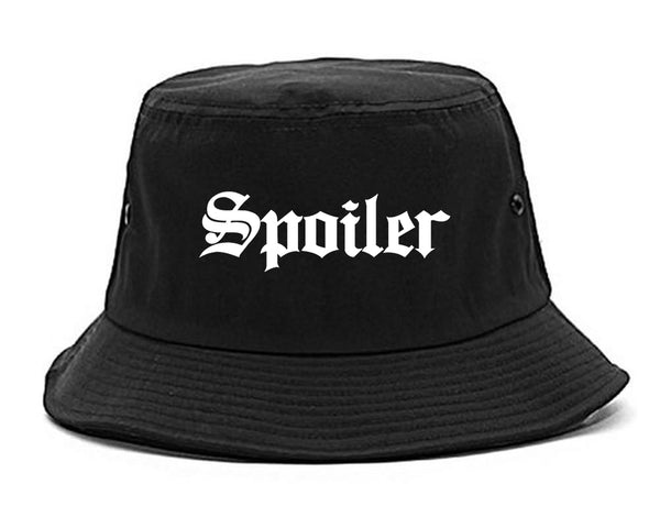 Spoiler Goth Bucket Hat Black