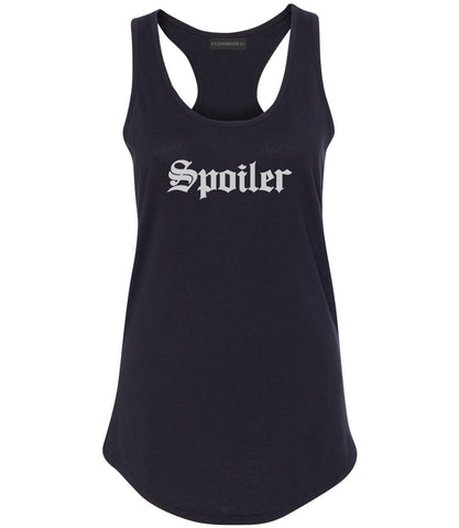Spoiler Goth Womens Racerback Tank Top Black