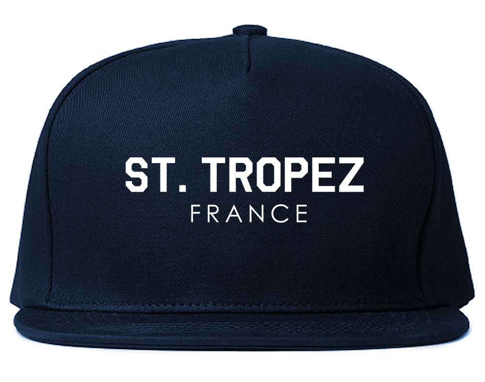 St Tropez France Snapback Hat Blue